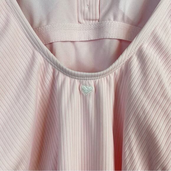 Stoney Clover x Target Pink Ribbed One Piece Cheeky High Leg Swimsuit XS 0 2 new - Picture 7 of 14